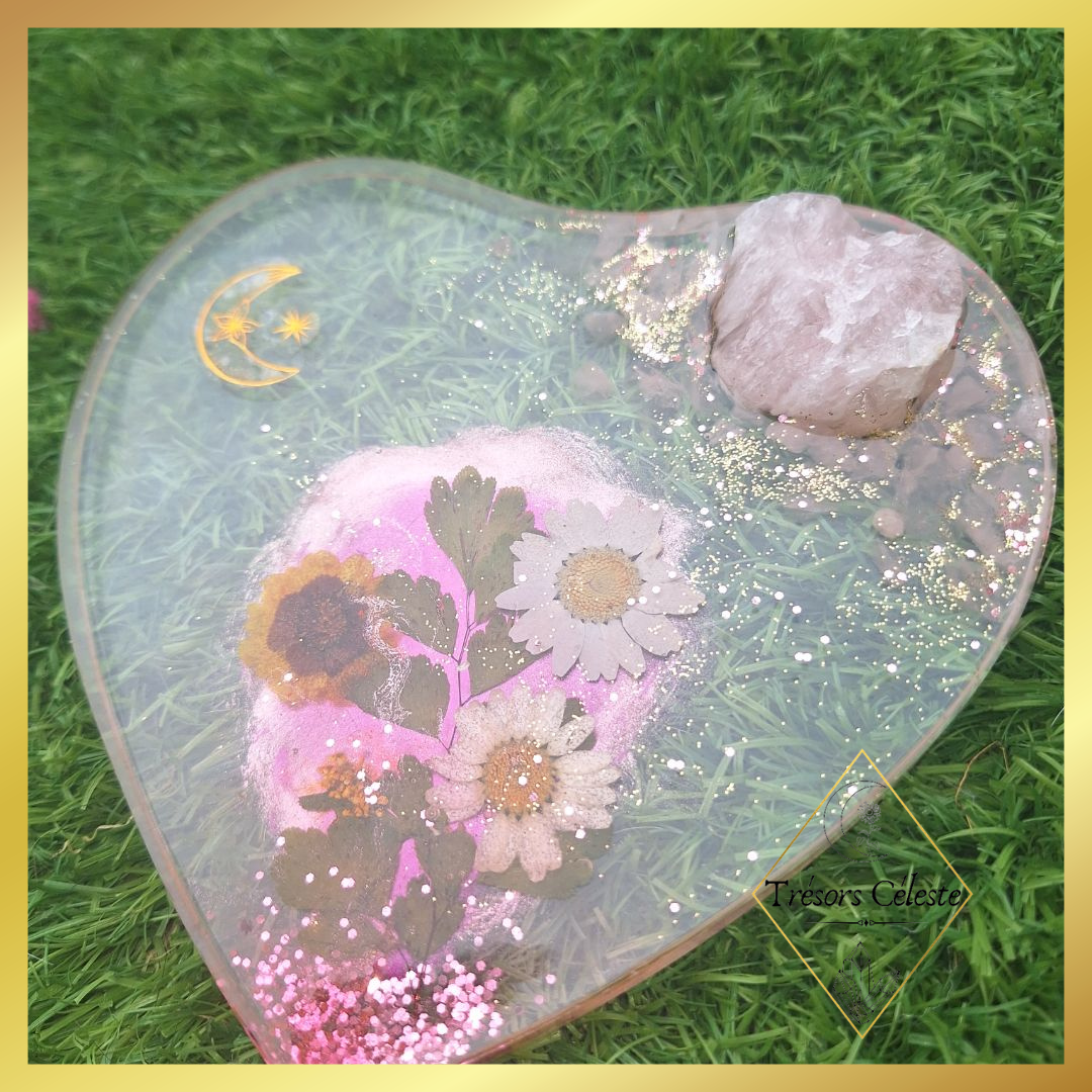 Plateau Quartz rose