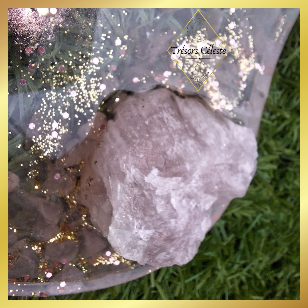 Plateau Quartz rose