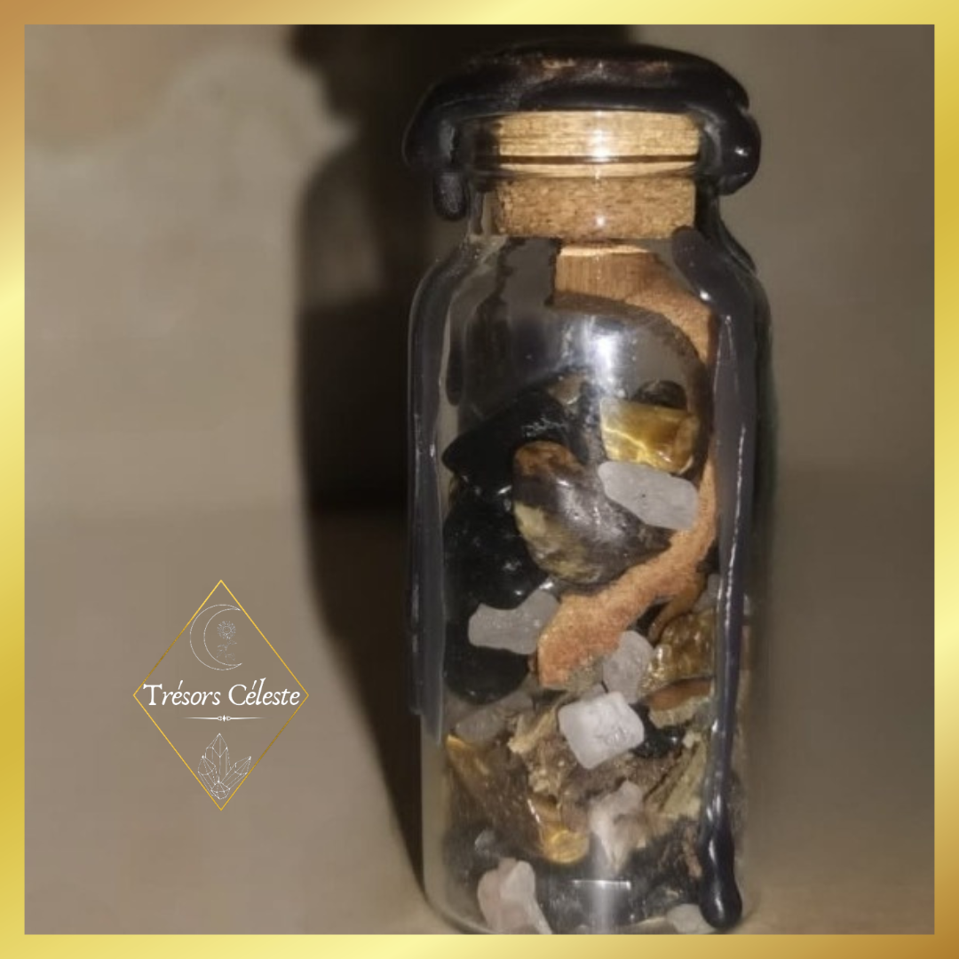 Fiole de poche «Protection du mauvais œil ou énergies négative »